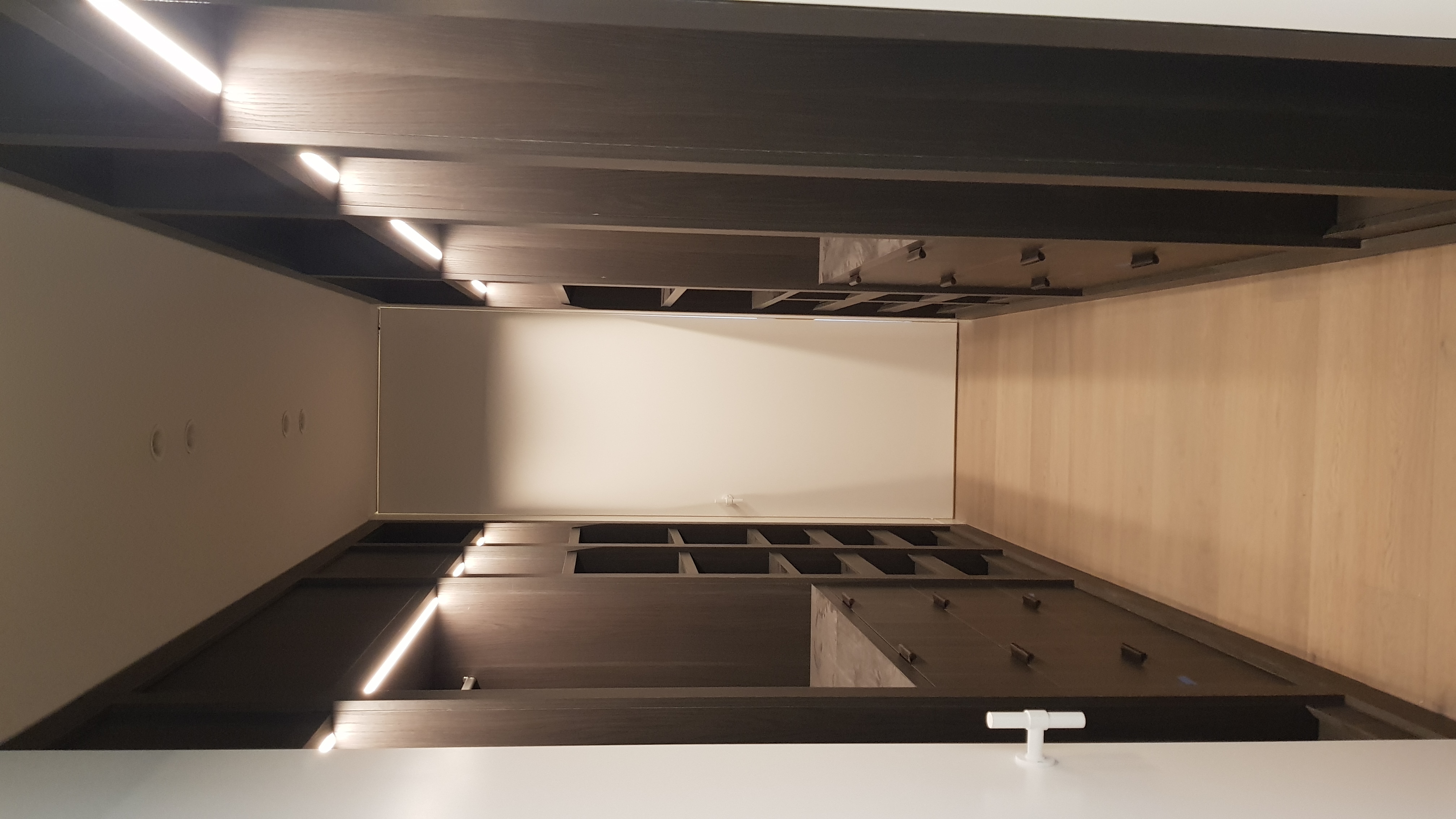 Walk-in robe lighting